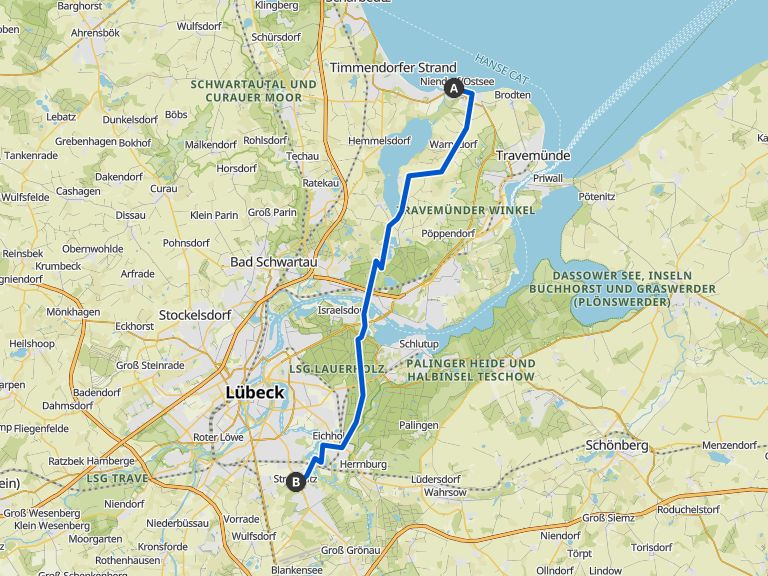 niendorf lübeck entfernung